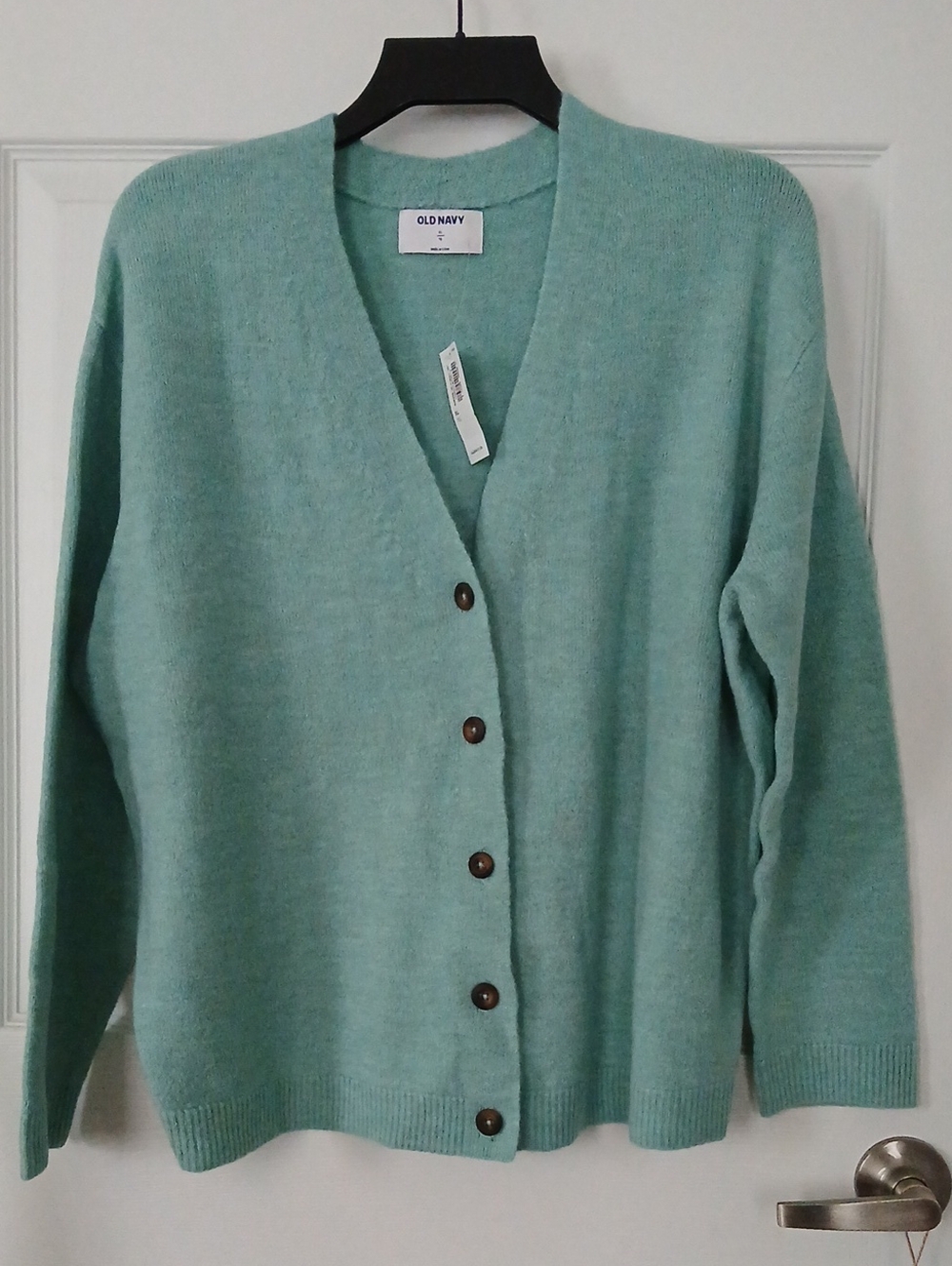 Old Navy Mint Green V-Neck Button Front Cardigan NWT